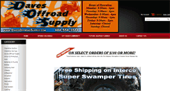 Desktop Screenshot of davesoffroadsupply.com